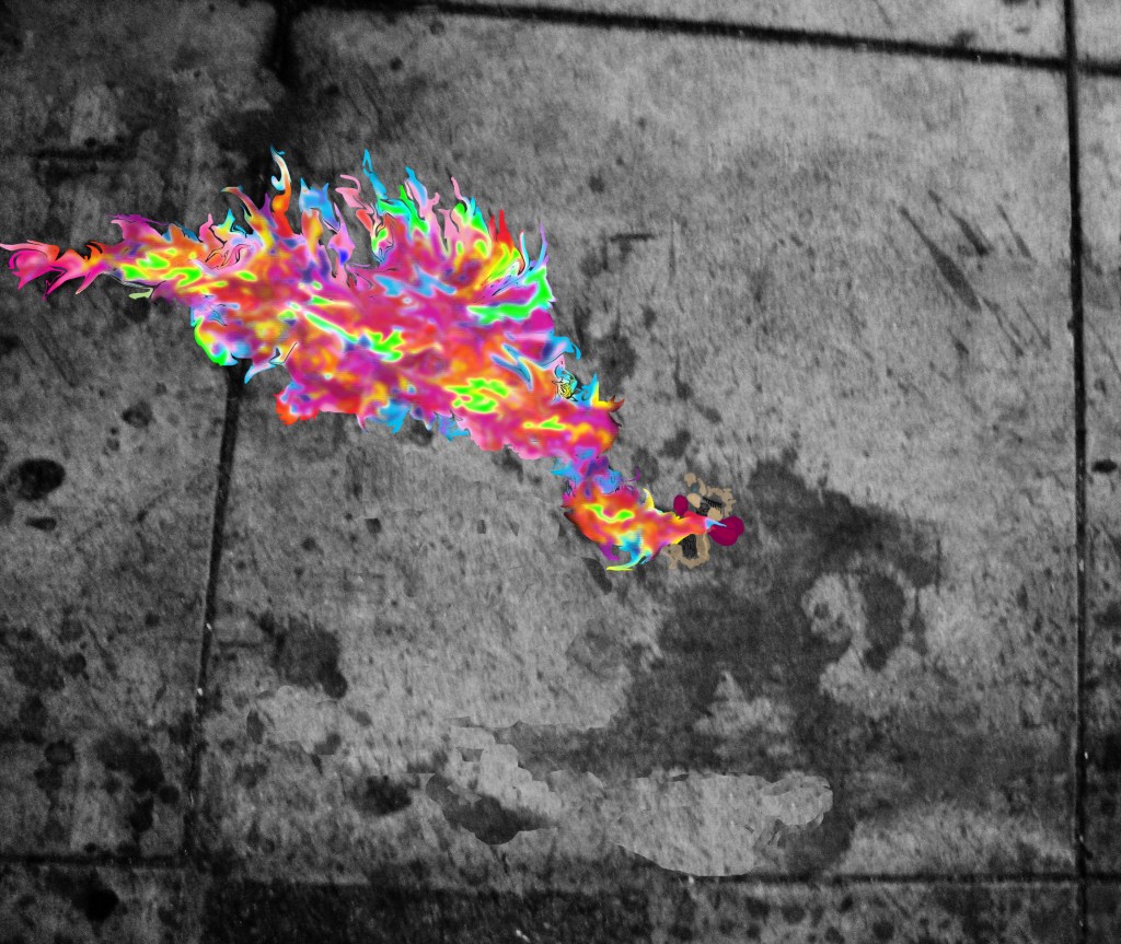 the fire of the fire breathing homeless man - face 2