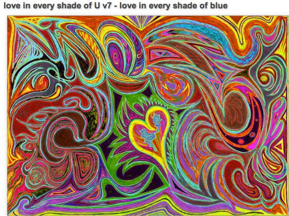 love in every shade of U - love in every shade of  blue - v7